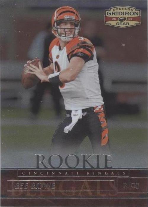 2007 Donruss Gridiron Gear Jeff Rowe #149