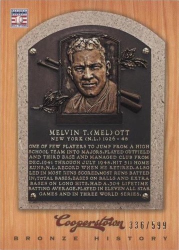 2012 Panini Cooperstown - Mel Ott #66