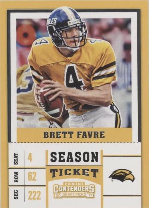 2017 帕尼尼 Contenders 选秀 Brett Favre #15