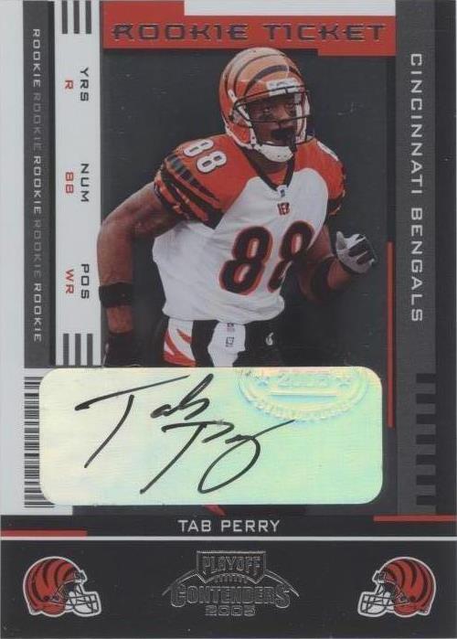 2005 Playoff Contenders Tab Perry #174