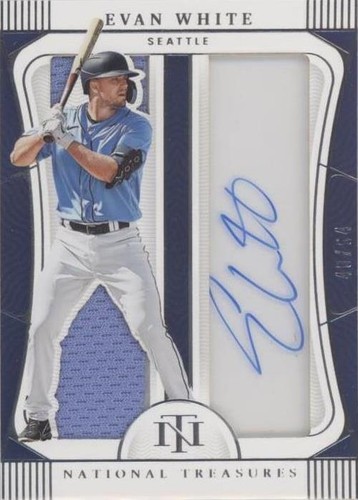 2022 Panini National Treasures - Evan White #JGS-EW