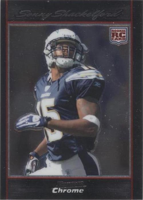2007 Bowman Chrome Sonny Shackelford #BC52