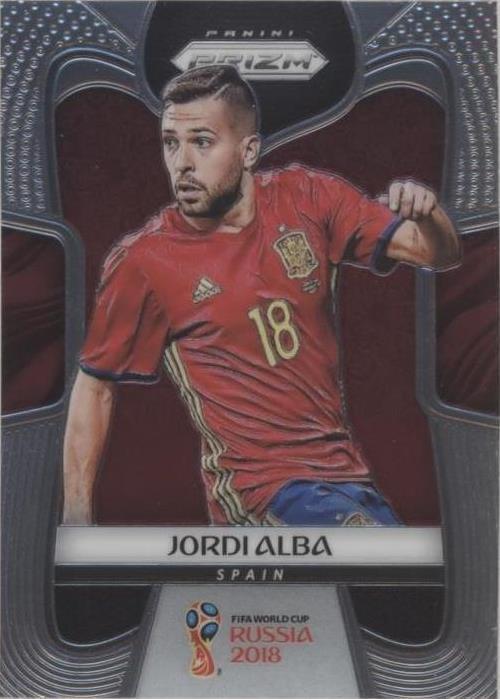 2018 Panini Prizm World Cup Jordi Alba #203