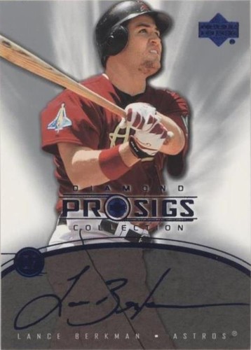 2004 Upper Deck Diamond Collection Pro Sigs - Lance Berkman #71