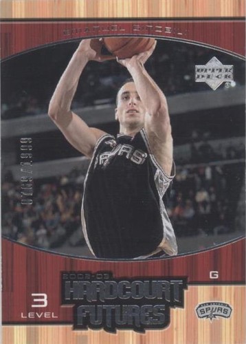 2002-03 Upper Deck Hardcourt - Manu Ginobili #109