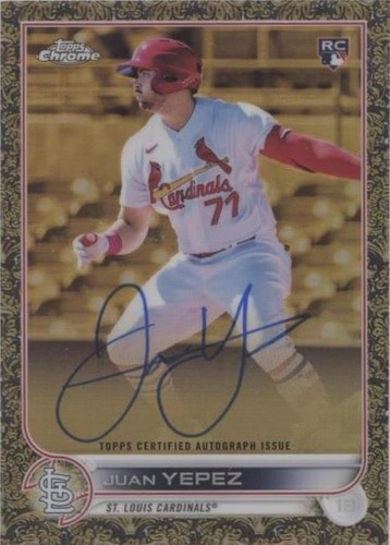 2022 Topps Gilded Collection - Juan Yepez #GEA-JY