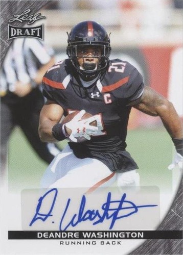 2016 Leaf Draft DeAndre Washington #A-DW2