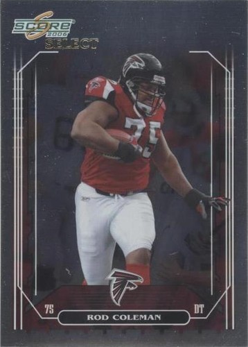2006 Score Select Rod Coleman #290