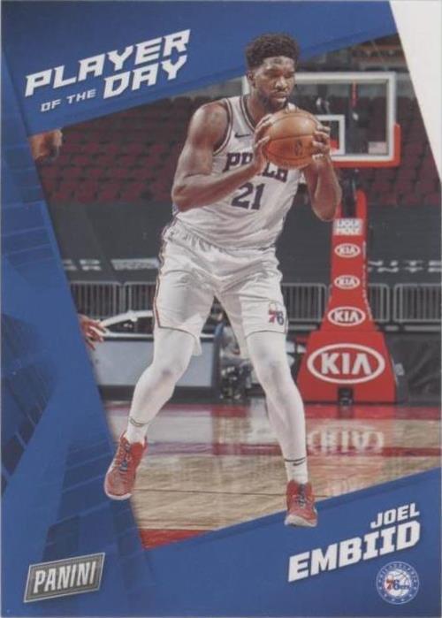 2021-22 Panini Player of the Day - Joel Embiid #38