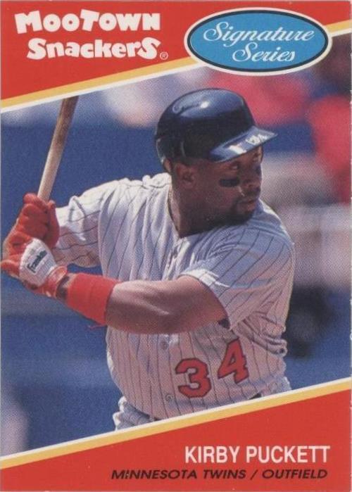 1991 Mootown Snackers Signature Series - Kirby Puckett #2