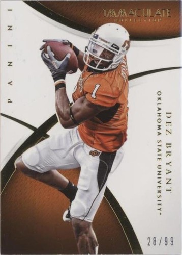 2015 Panini Immaculate Collection Collegiate Dez Bryant #37