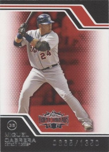 2008 Topps Triple Threads - Miguel Cabrera #101