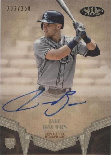 2019 Topps Tier One - Jake Bauers #BA-JB