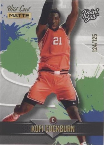 2022-23 Wild Card Matte Draft - Kofi Cockburn #PB-17