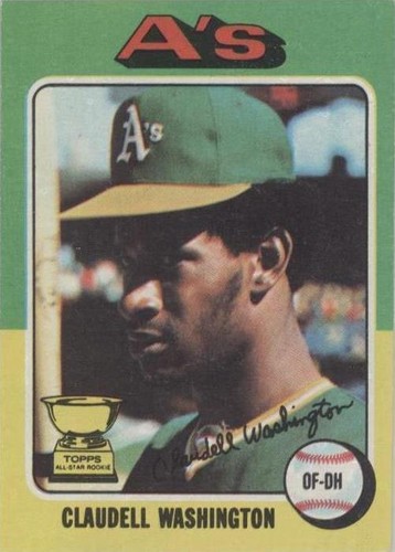 1975 Topps - Claudell Washington #647