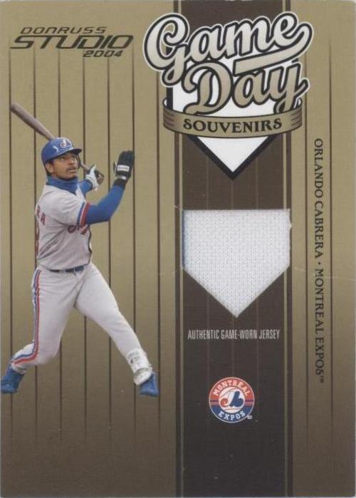 Donruss Studio 2004 - Orlando Cabrera #GD-54