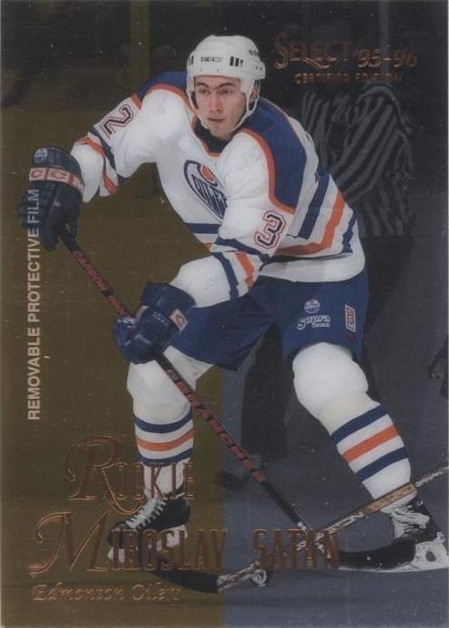1995-96 edición seleccionada certificada - Miroslav Satan #125