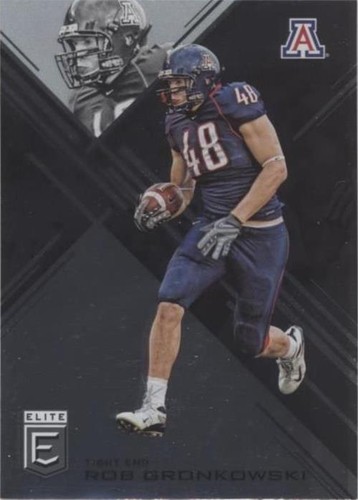 2017 Panini Elite Draft Picks Rob Gronkowski #84
