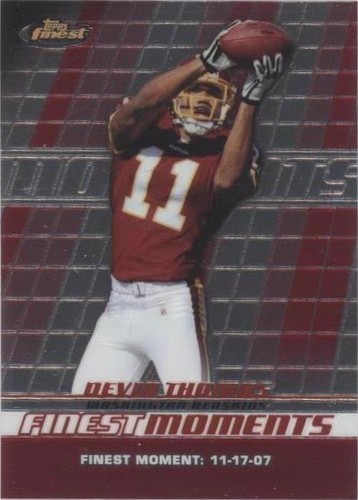 2008 Topps Finest Devin Thomas #FM-DT