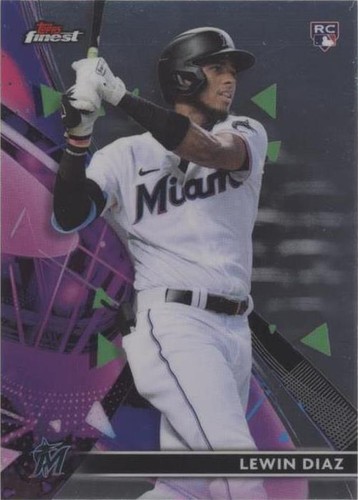 2021 Topps Finest - Lewin Diaz #56