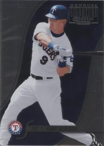 2003 Donruss Signature Series - Hank Blalock #93