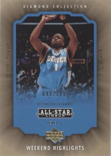 2004-05 Upper Deck All-Star Lineup - Voshon Lenard #WH-VL