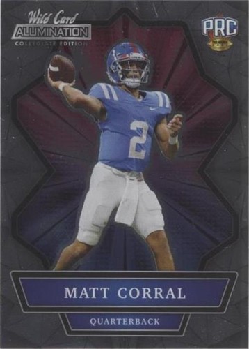 2021 Wild Card Alumination NIL Collegiate Edition Matt Corral #ANBC-57
