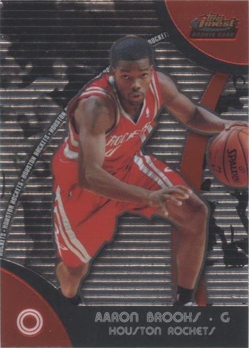 2007-08 Topps Finest - Aaron Brooks #75