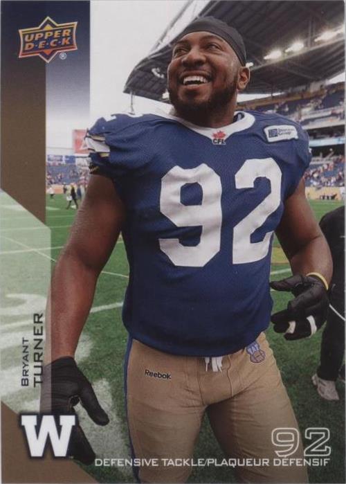 2014 Upper Deck CFL Bryant Turner #145