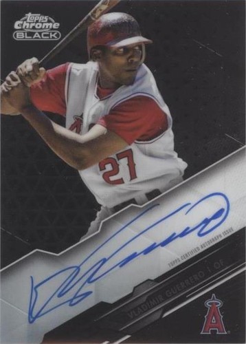 2020 Topps Chrome Black - Vladimir Guerrero #CBA-VG