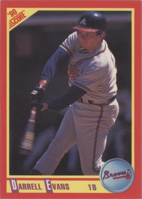 1990 Score - Darrell Evans #302