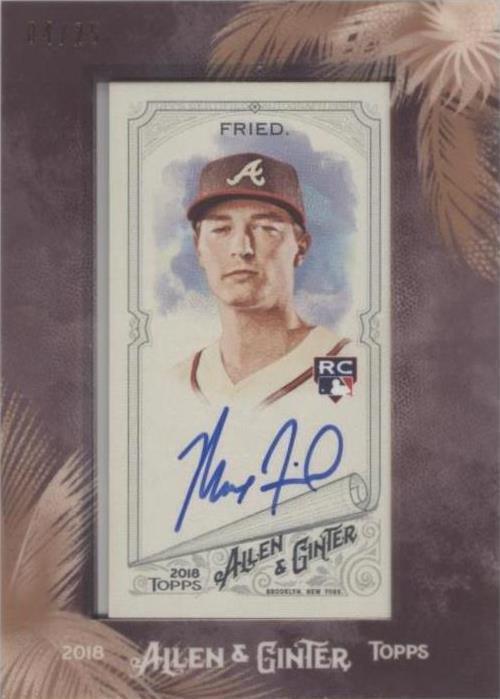 Topps Allen & Ginter 2018 - Max Fried #MA-MF