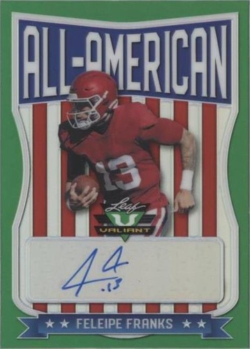 2021 Leaf Valiant Feleipe Franks #AA-FF1