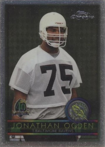 1996 Topps Chrome Jonathan Ogden #163