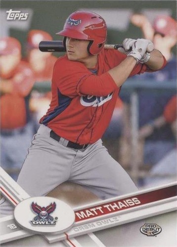 2017 Topps Pro Debut - Matt Thaiss #162