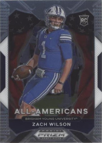 2021 Panini Prizm Draft Picks Zach Wilson #182