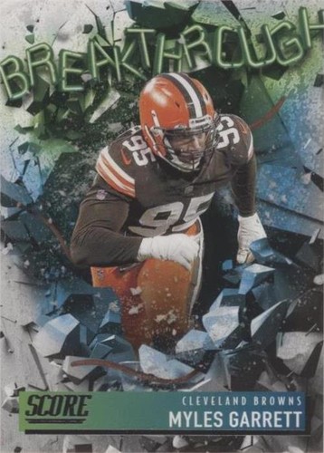 2021 Score Myles Garrett #B6