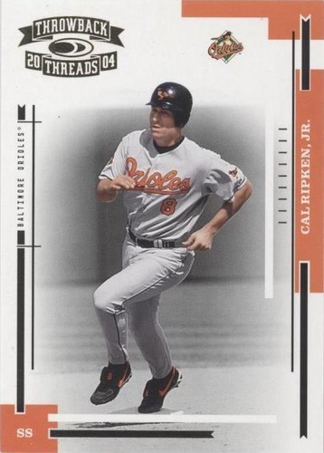 2004 Donruss Throwback Threads - Cal Ripken #202