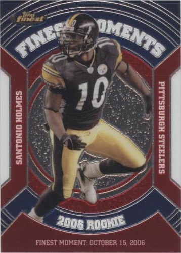 2007 Topps Finest Santonio Holmes #RFM-SH