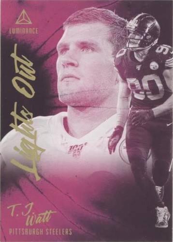 2020 Panini Luminance T.J. Watt #LO6