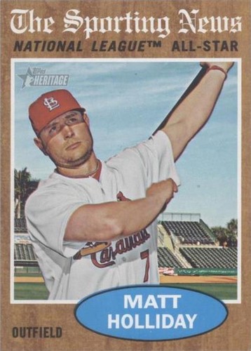 2011 Topps Heritage - Matt Holliday #395