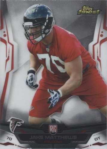 2014 Topps Finest Jake Matthews #136