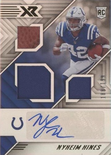2018 Panini XR Nyheim Hines #189