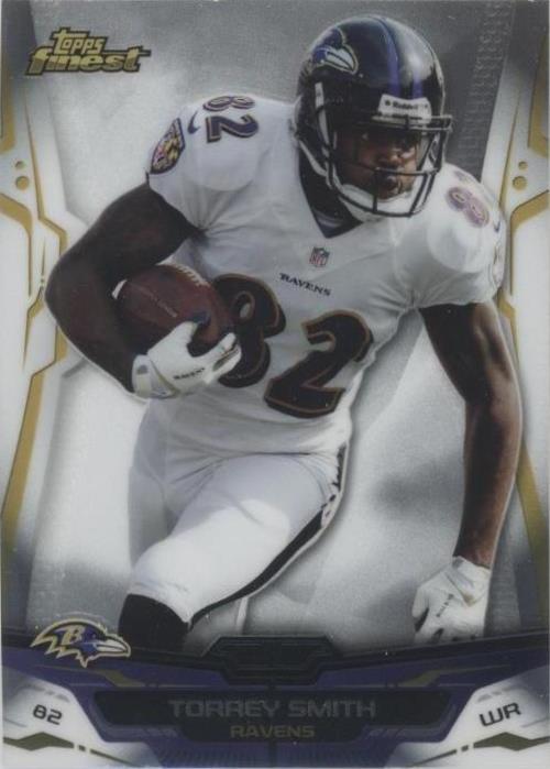 2014 Topps Finest Torrey Smith #99