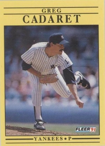 1991 Fleer - Greg Cadaret #658