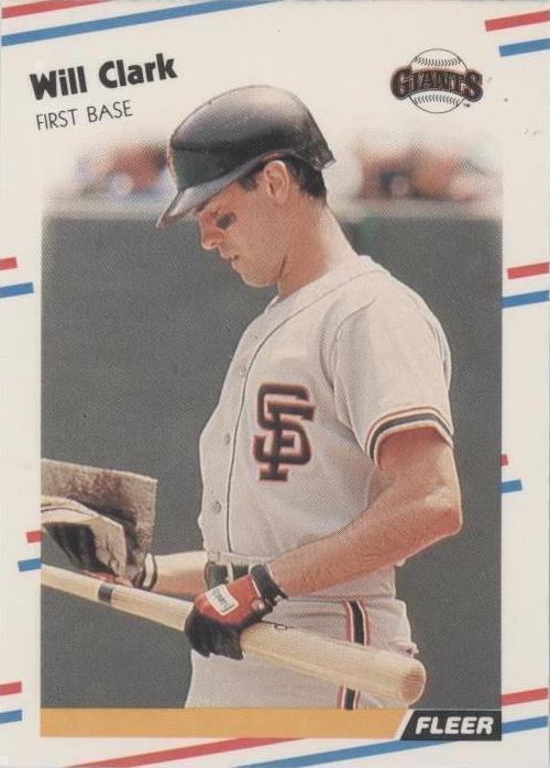 1988 Fleer - Will Clark #78