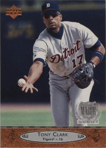 1996 Upper Deck Baseball #327 Tony Clark Detroit Tigers MLB