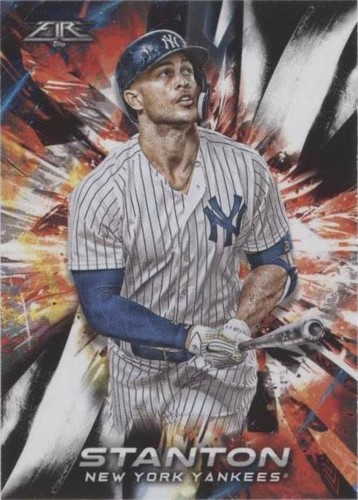 2018 Topps Fire - Giancarlo Stanton #125