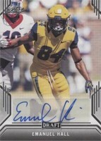 2019 Leaf Draft Emanuel Hall #BA-EH1