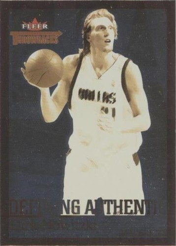 2004-05 Fleer Throwbacks - Dirk Nowitzki #15 DA